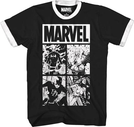 MARVEL KNIGHTS IN OUR DEFENSE BLK T/S LG (C: 1-1-1)
