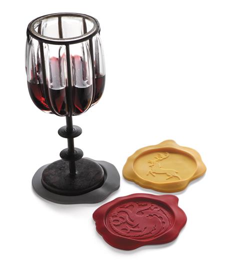 GAME OF THRONES WAX SEAL COASTERS 4PC SET (Net) (C: 1-1-2)