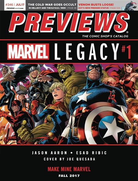 PREVIEWS #348 SEPTEMBER 2017 (Net)  Includes a FREE Marvel Previews and Image Plus