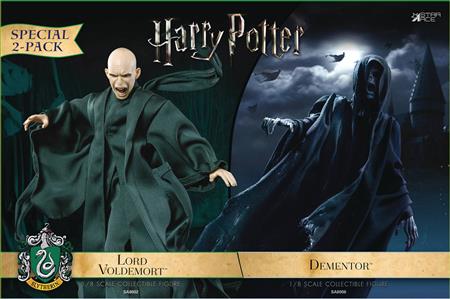 HP & THE GOBLET OF FIRE DEMENTOR W/VOLDEMORT 1/8 COLL AF 2PK