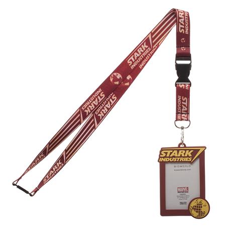 STARK INDUSTRIES LANYARD WITH RUBBER ID HOLDER (C: 1-0-2)