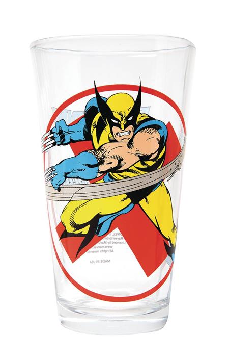 TOON TUMBLERS WOLVERINE CLASSIC CLEAR PINT GLASS (C: 1-1-2)