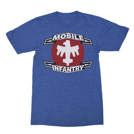 STARSHIP TROOPERS MOBILE INFANTRY ROYAL HEATHER T/S MED (C: