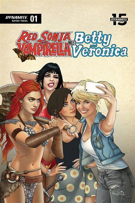 RED SONJA VAMPIRELLA BETTY VERONICA #1 SELFIE LTD CVR (C: 0-