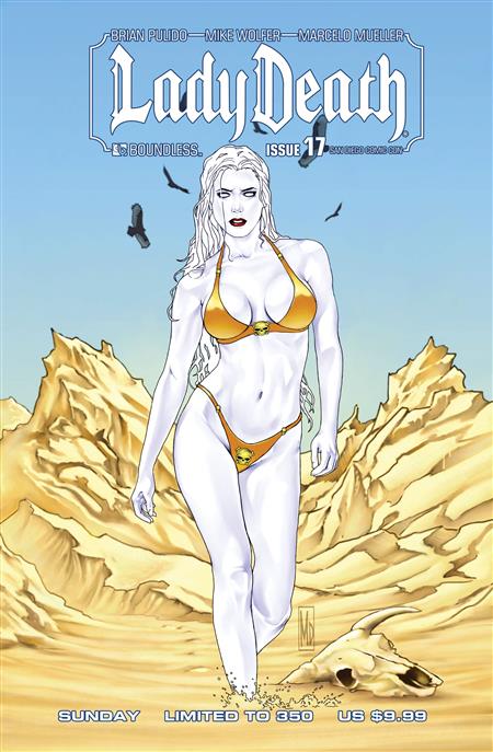 LADY DEATH (ONGOING) #17 SDCC SUN (MR)