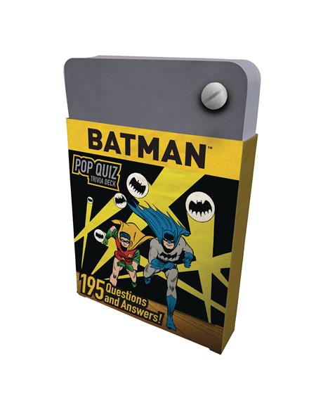 DC COMICS BATMAN POP QUIZ TRIVIA DECK (C: 0-1-0)