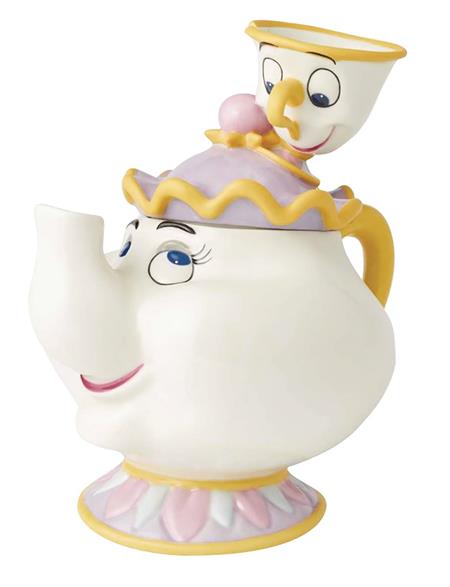 DISNEY MRS POTTS AND CHIP CERAMIC COOKIE JAR (C: 1-1-2)