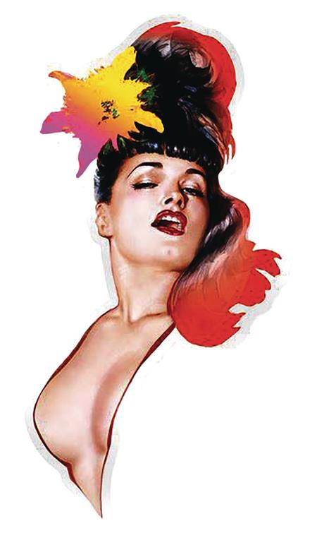 BETTIE PAGE WILD ORCHID ENAMEL PIN (MR) (C: 1-1-2)