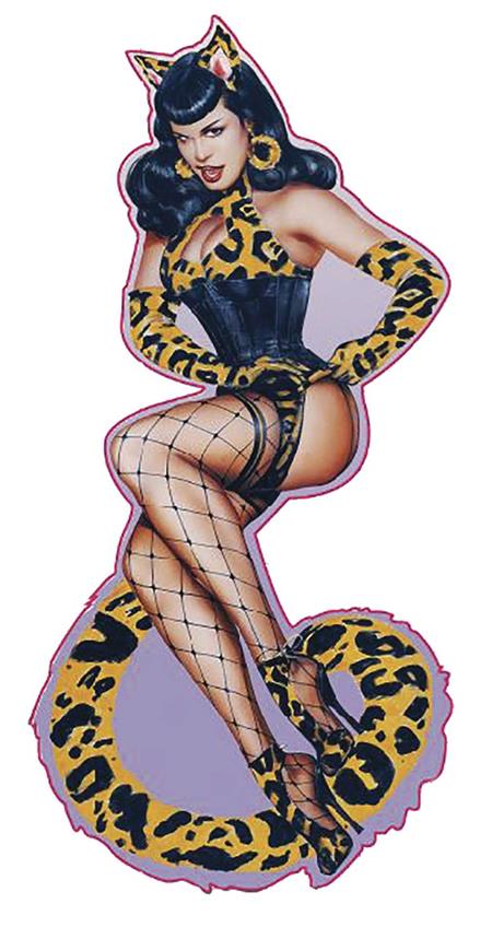 BETTIE PAGE TATTOO FLASH ENAMEL PIN (MR) (C: 1-1-2)