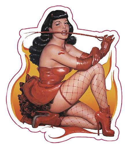 BETTIE PAGE DONT TREAD ON ME ENAMEL PIN (MR) (C: 1-1-2)