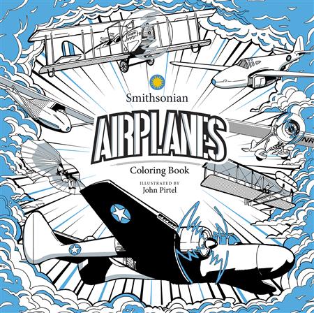 AIRPLANE SMITHSONIAN COLORING BOOK (C: 0-1-0)