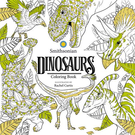 DINOSAURS SMITHSONIAN COLORING BOOK (C: 0-1-0)