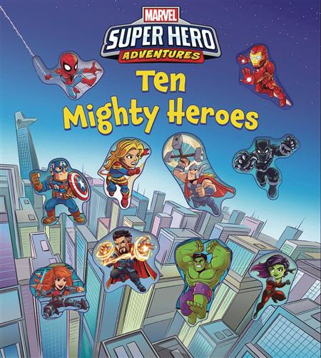 MARVEL SUPER HERO ADVENTURES TEN MIGHTY HEROES BOARD BOOK (C
