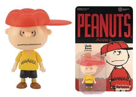 PEANUTS WV2 CHARLIE BROWN MANAGER REACTION FIGURE (Net) (C: