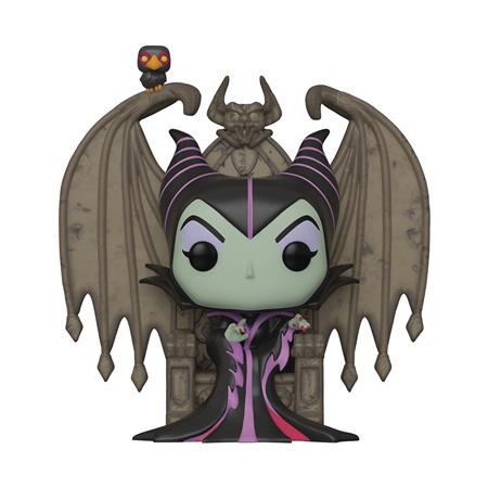 POP DELUXE VILLAINS MALEFICENT ON THRONE VINYL FIGURE (C: 1-