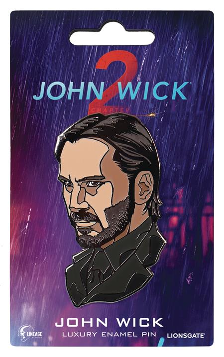 JOHN WICK 2 JOHN WICK HEAD ENAMEL PIN (C: 0-1-2)