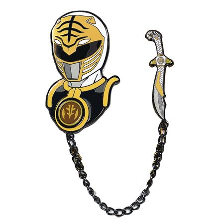 POWER RANGERS WHITE RANGER ENAMEL PIN (C: 0-1-2)