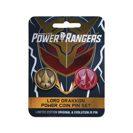 POWER RANGERS LORD DRAKKON POWER COIN PIN SET (C: 0-1-2)