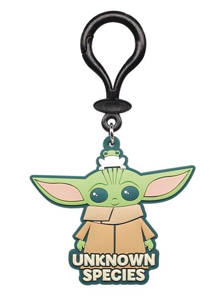 SW MANDALORIAN CHILD UNKNOWN SPECIES SOFT PVC BAG CLIP (C: 1