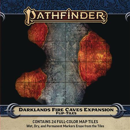 PATHFINDER FLIP TILES DARKLANDS FIRE CAVES