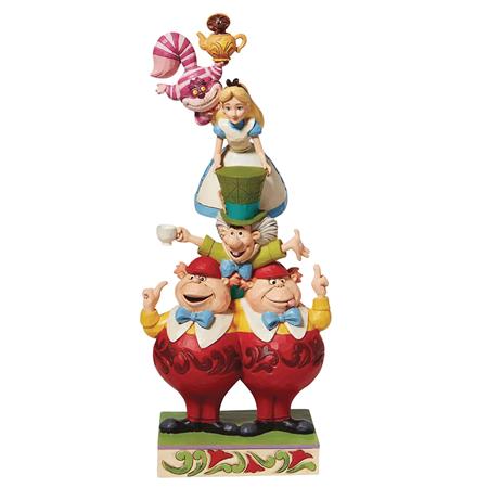 DISNEY ALICE IN WONDERLAND STACKED 10.82IN STATUE (C: 1-1-2)