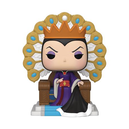 POP DELUXE DISNEY EVIL QUEEN ON THRONE VIN FIG (C: 1-1-2)