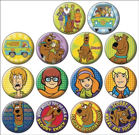 SCOOBY DOO 144PC BUTTON ASST DIS (C: 1-1-2)