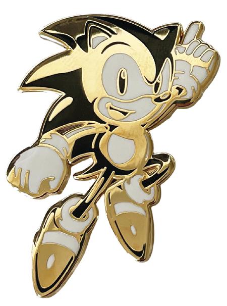 Zen Monkey Classic Speedy Sonic the Hedgehog Enamel Pin Blue 1d1