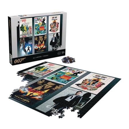 007 JAMES BOND ALL SIX BONDS IN ONE 1000PC PUZZLE (C: 1-1-2)