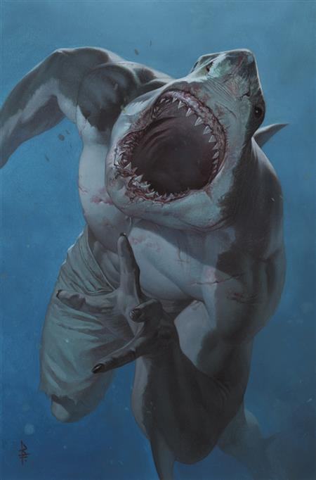 SUICIDE SQUAD KING SHARK #1 (OF 6) CVR B RICCARDO FEDERICI CARD STOCK VAR