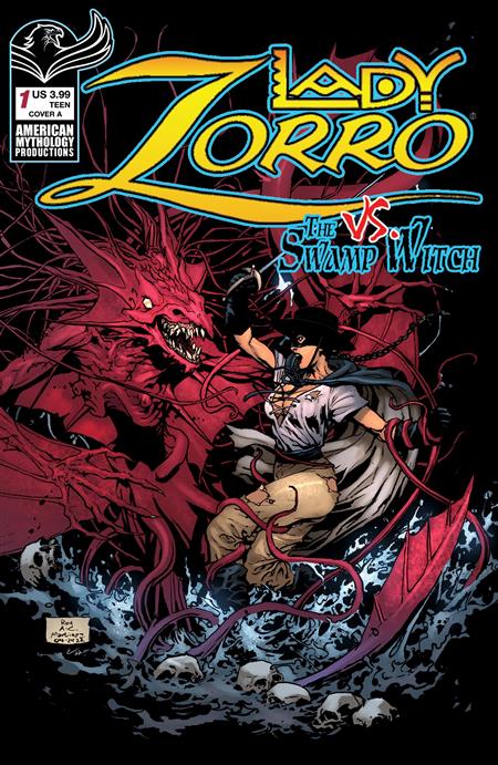 LADY ZORRO VS SWAMP WITCH ONE SHOT CVR A MARTINEZ