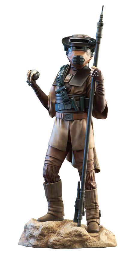 SW PREMIER COLLECTION ROTJ LEIA IN BOUSHH DISGUISE STATUE (C