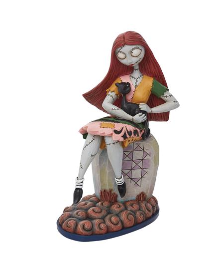 DISNEY TRADITIONS NBX SALLY W/CAT ON GRAVESTONE 8.75IN FIG (