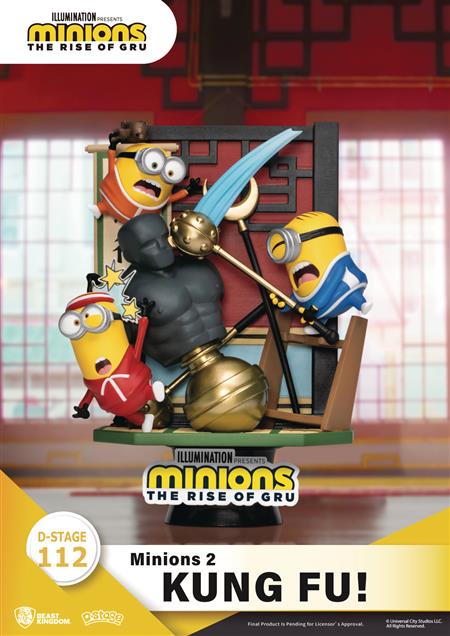 MINIONS 2 DS-112 KUNG FU D-STAGE SER 6IN STATUE (C: 1-1-2)