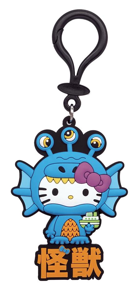 HELLO KITTY SEA KAIJU PVC BAG CLIP (C: 1-1-2)