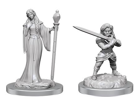 CRITICAL ROLE UPM MINI HUMAN WIZARD FEMALE & HALFLING HOLY W*