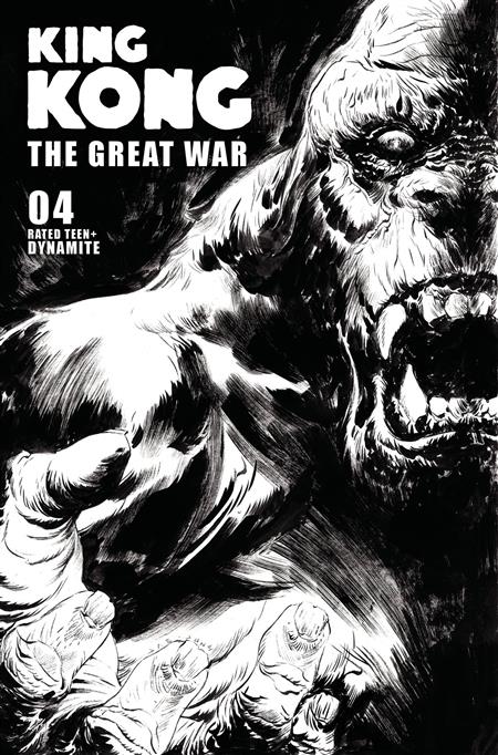 KONG GREAT WAR #4 CVR D 10 COPY INCV LEE B&W