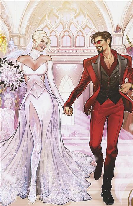 INVINCIBLE IRON MAN #10 200 COPY INCV WEDDING CROSSOVER VIRG