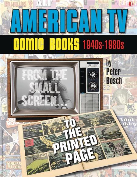 AMERICAN TV COMIC BOOKS 40S - 80S SMALL SCREEN PRINTED PAGE
