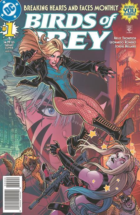 BIRDS OF PREY #1 CVR F INC 1:25 NICK BRADSHAW CARD STOCK VAR