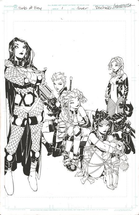 BIRDS OF PREY #1 CVR G INC 1:50 CHRIS BACHALO CARD STOCK VAR