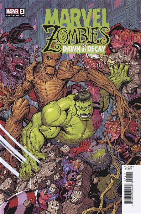 MARVEL ZOMBIES DAWN OF DECAY #1 (OF 4) 25 COPY INCV VAR