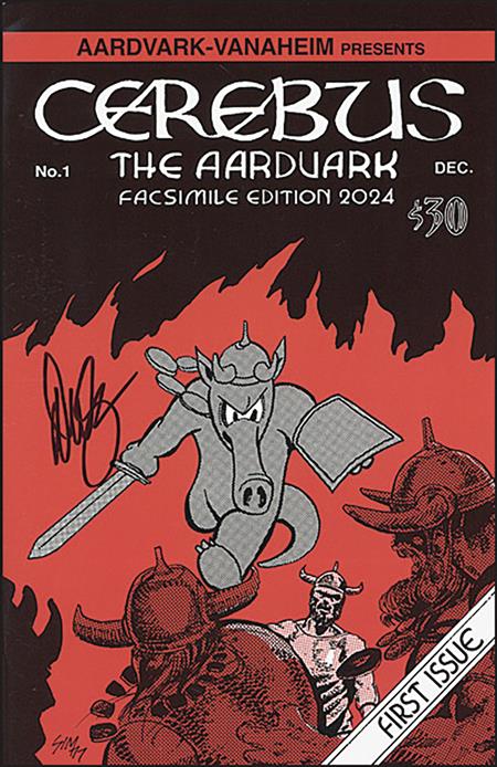 CEREBUS THE AARDVARK #1 FACSIMILIE SGN ED (C: 0-1-2)