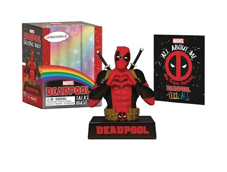 DEADPOOL TALKING BUST & ILLUS BOOK CHIMICHANGA (C: 0-1-0)