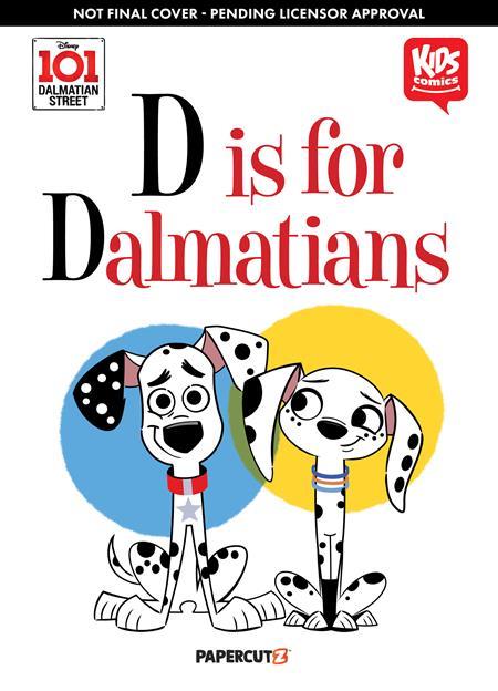 DISNEY 101 DALMATIAN HC STREET D IS FOR DALMATIAN