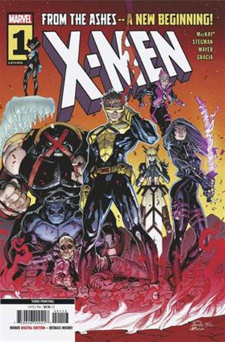 X-MEN #1 3RD PTG RYAN STEGMAN VAR