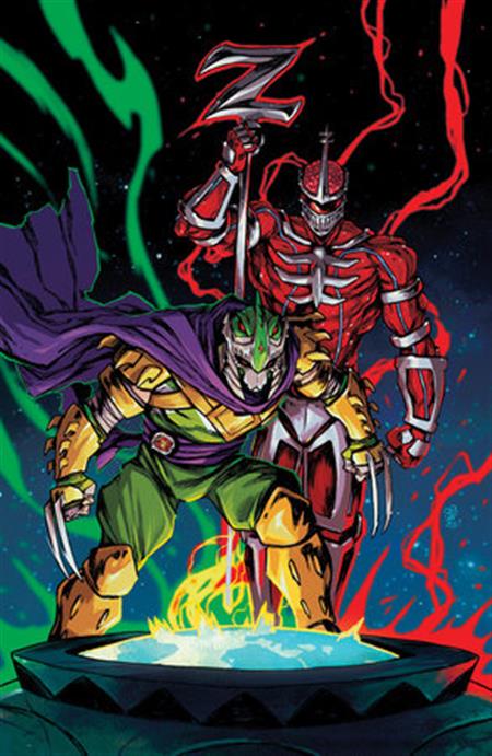 MIGHTY MORPHIN POWER RANGERS/TEENAGE MUTANT NINJA TURTLES III #2 CVR I 1:200 INCV (FULL ART DIALYNAS)