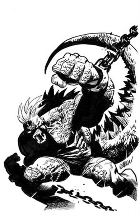 GODZILLA ESCAPE THE DEADZONE [KAI-SEI ERA] #2 VARIANT RI 1:25 (GEDEON B&W FULL ART)