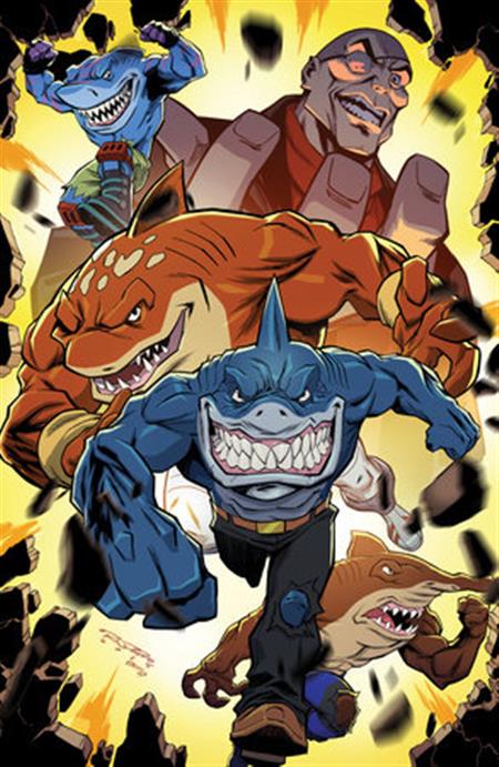 STREET SHARKS #1 VARIANT RI 1:50 (RANDOLPH FULL ART)