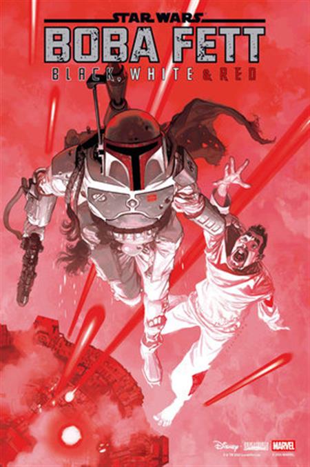 STAR WARS BOBA FETT BLACK WHITE & RED #1 JOSEMARIA CASANOVAS VARIANT